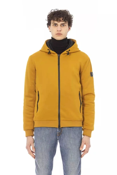 BALDININI TREND BALDININI TREND ELEGANT YELLOW SHORT HOODED MEN'S JACKET