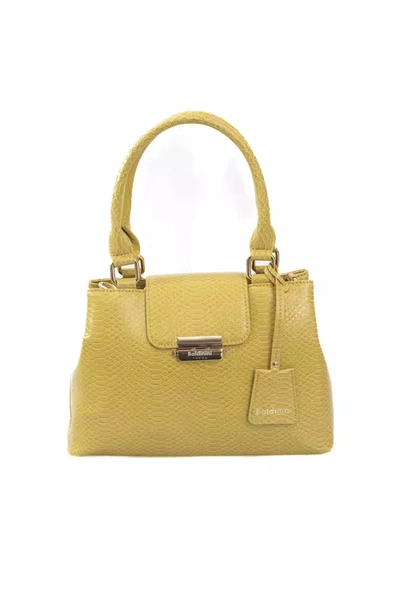 Baldinini Trend Chic Sunshine Shoulder Bag With En Women's Accents In Yellow