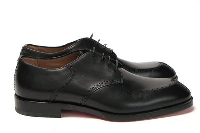 Christian Louboutin Black A Mon Homme Flat Calf Men's Shoes