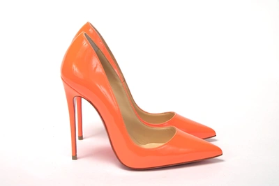Christian Louboutin Neon Orange So Kate Patent High Women's Heel