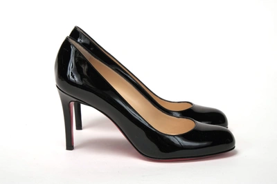 Christian Louboutin Simple Pump 85 Patent Black Women's Heel