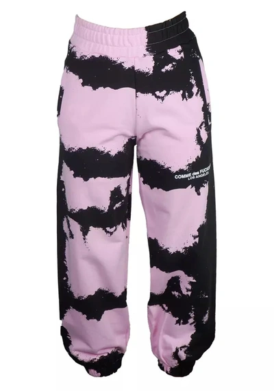 Comme Des Fuckdown Pink Cotton Trousers