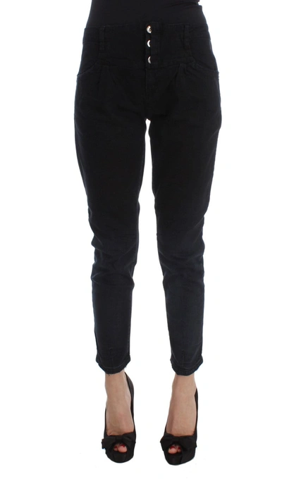 COSTUME NATIONAL COSTUME NATIONAL SLEEK SLIM FIT BLACK DENIM WOMEN'S JEANS