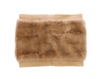 DOLCE & GABBANA DOLCE & GABBANA BEIGE MINK FUR SCARF FOULARD NECK WOMEN'S WRAP