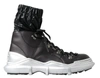 Dolce & Gabbana Black Nylon Boot In Black