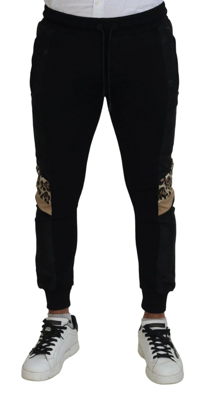 Dolce & Gabbana Elegant Black Jogger Pants For The Modern Men's Man