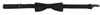 Dolce & Gabbana Black Silk Patterned Neck Papillon Accessory Bow Tie In Black