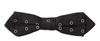 DOLCE & GABBANA DOLCE & GABBANA POLKA DOT SILK BOW TIE IN BLACK AND MEN'S WHITE