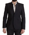 Dolce & Gabbana Elegant Single-breasted Wool Men's Blazer In Black