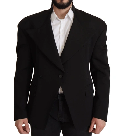 DOLCE & GABBANA DOLCE & GABBANA ELEGANT SINGLE BREASTED WOOL MEN'S BLAZER