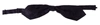 Dolce & Gabbana Elegant Blue Geometric Silk Bow Tie In Blue