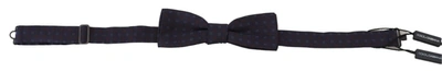 DOLCE & GABBANA DOLCE & GABBANA ELEGANT SILK PATTERNED BOW MEN'S TIE