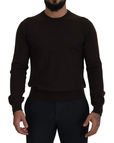 DOLCE & GABBANA DOLCE & GABBANA ELEGANT CASHMERE CREW NECK MEN'S SWEATER