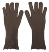 DOLCE & GABBANA DOLCE & GABBANA ELEGANT CASHMERE-SILK BLEND WINTER MEN'S GLOVES