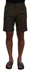Dolce & Gabbana Green Chinos Cotton Casual Men's Shorts In Green