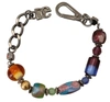 DOLCE & GABBANA DOLCE & GABBANA MULTICOLOR BEADED SILVER CHAIN WOMEN'S BRACELET