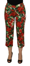 Dolce & Gabbana Cropped Pants In Multicolor