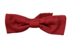 Dolce & Gabbana Red 100% Silk Slim Adjustable Neck Papillon Bow Tie In Red