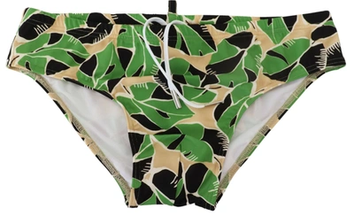 Dsquared² Multicolor Logo Print Swim Men's Briefs