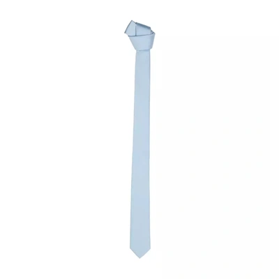 Emilio Romanelli Elegant Silk Sky-blue Men's Slim Men's Tie In Light Blue