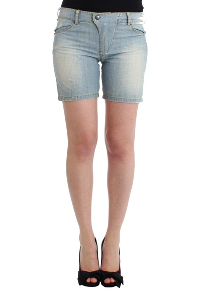 ERMANNO SCERVINO ERMANNO SCERVINO CHIC BLUE DENIM SHORTS - ERMANNO WOMEN'S SCERVINO