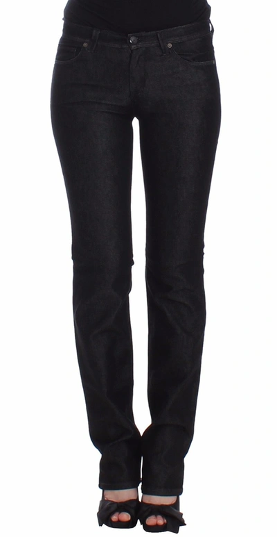 Ermanno Scervino Slim Jeans Blue Pants Skinny Leg Women's Stretch In Black