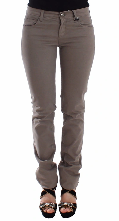 Ermanno Scervino Taupe Beige Slim Jeans Denim Pants Women's Skinny