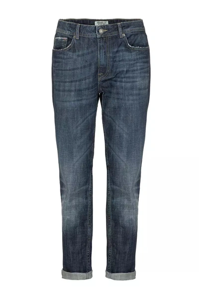 Fred Mello Blue Cotton Jeans & Trouser