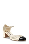 ANNE KLEIN PEARLE CAP TOE PUMP