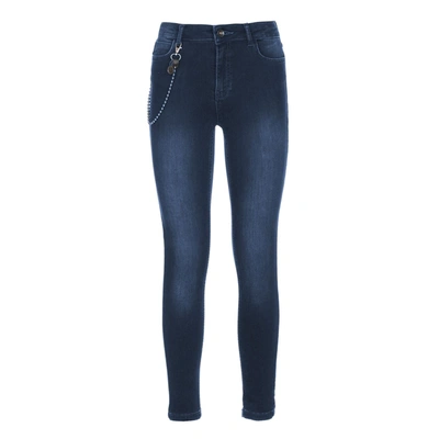 Imperfect Blue Cotton Jeans & Trouser