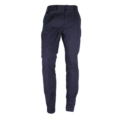 Made In Italy Elegant Wool Blend Milano Men's Men's Trousers In Blue