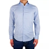 MADE IN ITALY MADE IN ITALY ELEGANT MILANO LIGHT BLUE COTTON MEN'S SHIRT