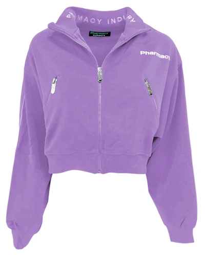 Pharmacy Industry Purple Polyester Jackets & Coat