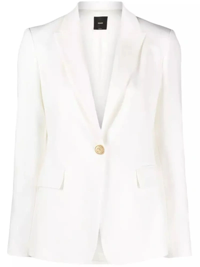 Pinko Humahuaca Blazer Jacket In Ivory