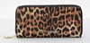 PLEIN SPORT PLEIN SPORT SLEEK DESIGNER ZIPPER WALLET WITH GOLD WOMEN'S ACCENTS