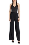 Amanda Uprichard Isadore Jumpsuit In Black