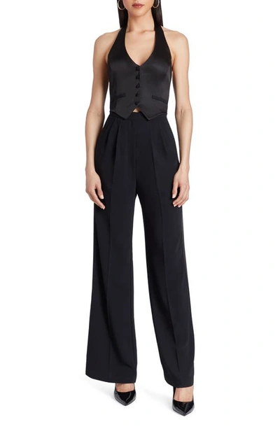 Amanda Uprichard Isadore Jumpsuit In Black