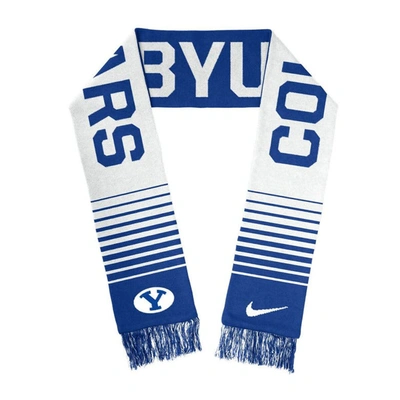 Nike Byu Cougars Space Force Rivalry Scarf In Royal