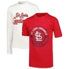 STITCHES YOUTH STITCHES RED/WHITE ST. LOUIS CARDINALS T-SHIRT COMBO SET