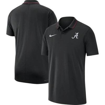 Nike Men's  Black Alabama Crimson Tide 2023 Coaches Performance Polo Shirt