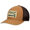 TOP OF THE WORLD TOP OF THE WORLD KHAKI MICHIGAN STATE SPARTANS STRIVE TRUCKER ADJUSTABLE HAT