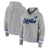 Fanatics Branded Heather Gray Memphis Grizzlies Halftime Pullover Hoodie In Heather Gray