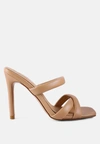 London Rag Cloud Nine High Heeled Sandals In Beige