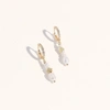 Joey Baby Limited Pearl Drop Earrings In Silver