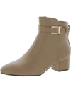NEW YORK AND COMPANY WOMENS PADDED INSOLE BLOCK HEEL ANKLE BOOTS