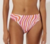 SOLID & STRIPED THE BRODY BIKINI BOTTOM IN ABSTRACT ZEBRA