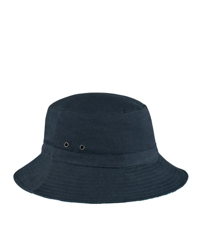 Apc Reversible Mark Bucket Hat In Black