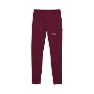 Puma Women's Live In French Terry Jogger Sweatpants In Red