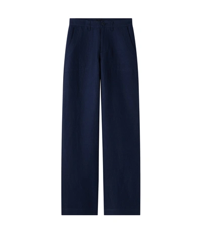 Apc Seaside Pants In Blue