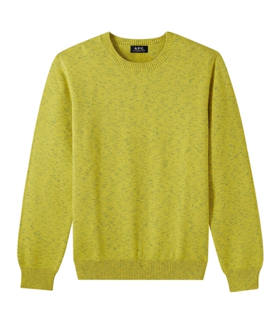 Apc Ronald Sweater In Green